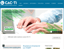 Tablet Screenshot of cac-ti.com